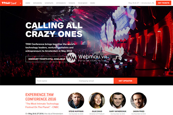 Thiết kế web công ty sự kiện 2 3 mẫu web sự kiện đẹp miễn chê - MẮT BÃO WS - Dịch Vụ Website Chuyên Ngành