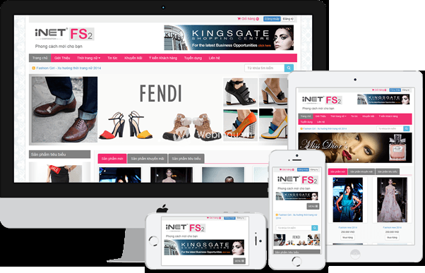 Mẫu thiết kế website đẹp