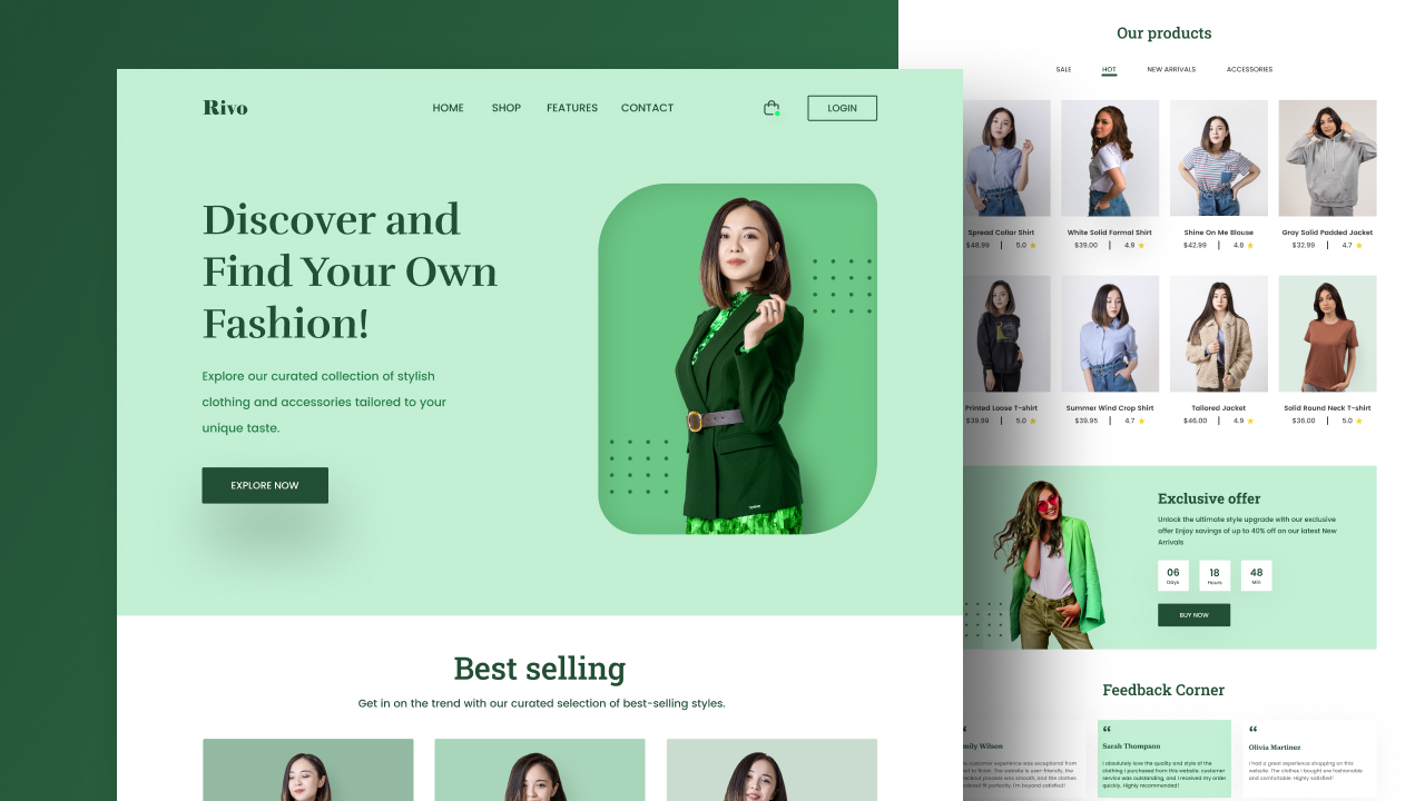 Top Files tagged as fashion website | Webmau.vn